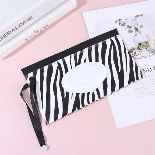 EVA Wet Wipe Bag Flip ver Snap-Strap Wipes Holder Case Home