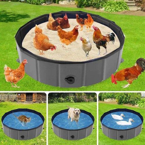 Chicken Dust Bath Container Chicken Bathing Dust Tub Large