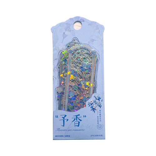 10 pcs laser PVC bookmark Stationery Reading accessory Decor