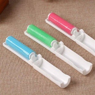 Portable Clothes Dusting Brush Magic Cleaning Sticky Roller