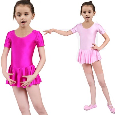 Kids Girls Tutu Ballet Dance Dress Leotard gymnastic Fancy d