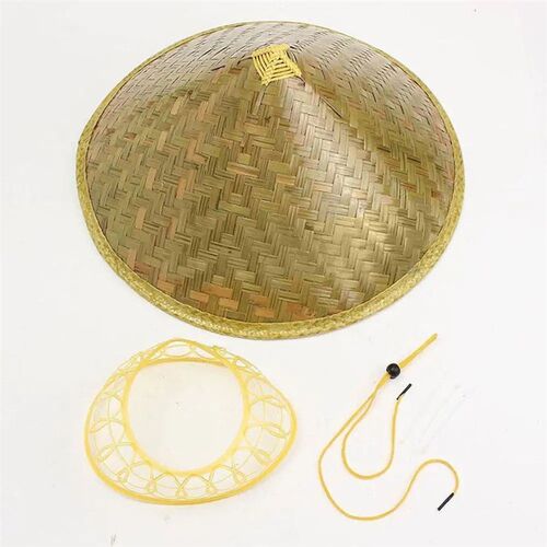 Chinese Style Straw Bamboo Sun Hat Farmer Fishing Hat Sunsha
