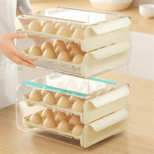 Egg Freshness Organiser Drawer Universal Space-Saving Eggs