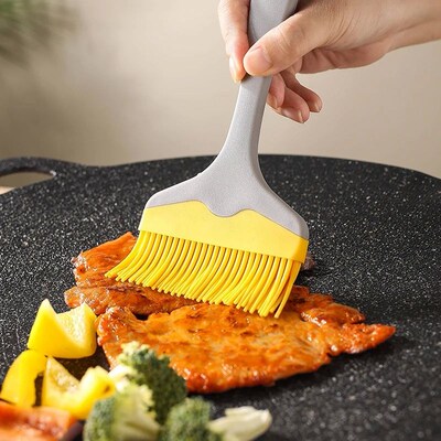 Broad Face Silicone Oil Brush Large Split Oil Brush Barbecue