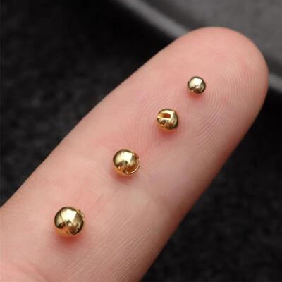 25Pcs/lot Nice-Designed Slotted Tungsten Beads Multi-Color F