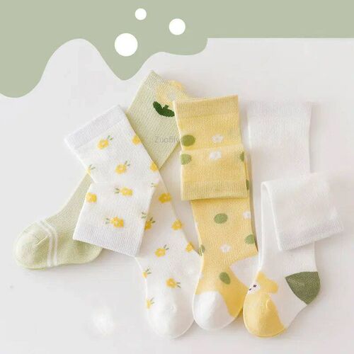 Baby Cute Cotton Knee Socks Cartoon Lace Kids Girl Socks New