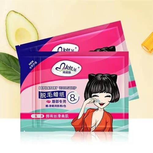 90Pcs/Pack Facial Lip Wax Strips for Face Chin Upper Toes