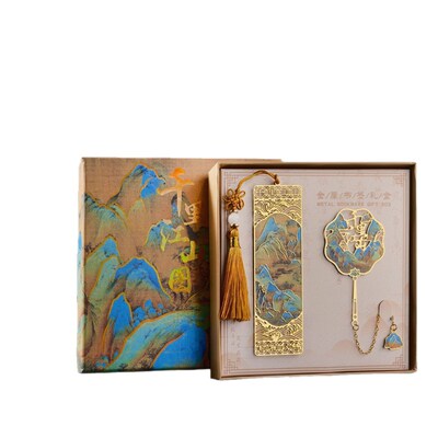 Oil Painting Style Vintage Famous Paintings Metal Bookmarks