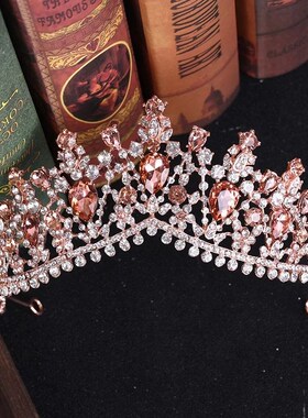 4 Color Rhinestone Crystal Wedding Crown Bride Tiaras And Cr