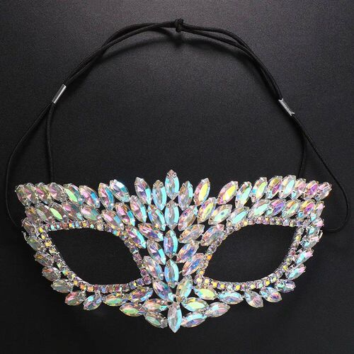 Stonefans Bling Masquerade Face Mask Crystal for Wonen