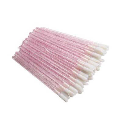 50 Pcs Disposable Lip Brush Individual Lash Removing Cleanin