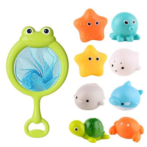 Childrens Bath Toys Induction Water Play Light-up Animal Ba