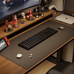 leather computer desk mat large mouse pad black writing ta