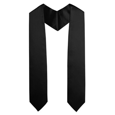 60 Long Adult Plain Graduation Stole Sash for Academic Com