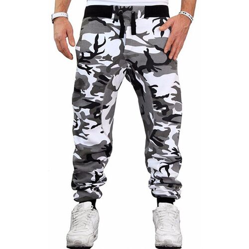 ZOGAA Hot Men Spring Autumn Camouflage Pants Sweatpants Trou