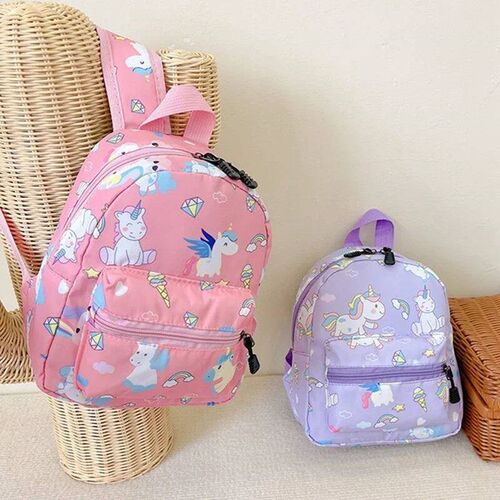 Kids Schoolbag Cartoon Dinosaur Unicorn Pattern Children Bac