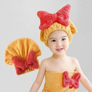 Princess Dry Hair Cap Girl Absorbs Water and Quickly Wipes H