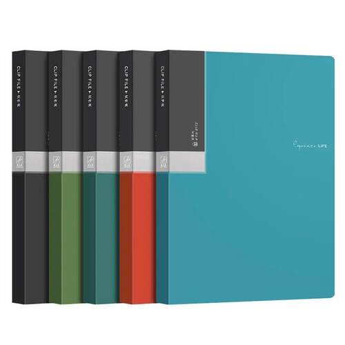 NEW A4 Folder Strong Single Clip Office Supplies For Archive