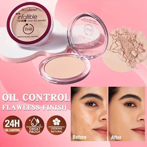 Matte Pressed Powder Foundation Full verage 16 Hour Longwear