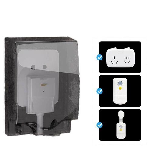 86-type Adhesive Waterproof Socket Box for Bathroom and Bath