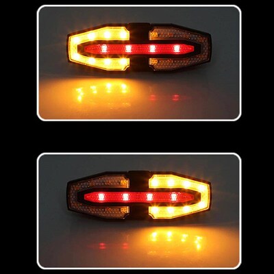 2SET Rechargeable Bike Tail Light with Turn Signals Bicycle