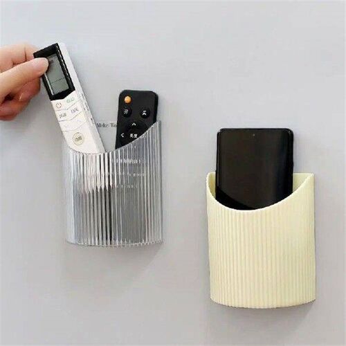 Plastic Remote Control Holder Punch-free Self Adhesive