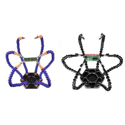 Auxiliary Welding Station 6 Flexible Arms Rotatable Clips