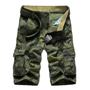 Camouflage Camo Cargo Shorts Men 2021 New Mens Casual Shorts