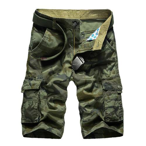 Camouflage Camo Cargo Shorts Men 2021 New Mens Casual Shorts