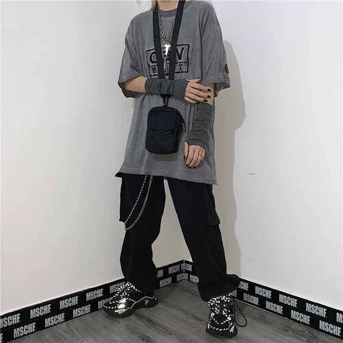Outdoor Punk Long Fingerless Gloves Cuff For Women Men Outdo