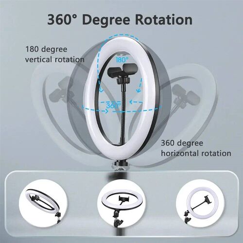 10inch Selfie Ring Light, Photography Fill Light Led Ring La