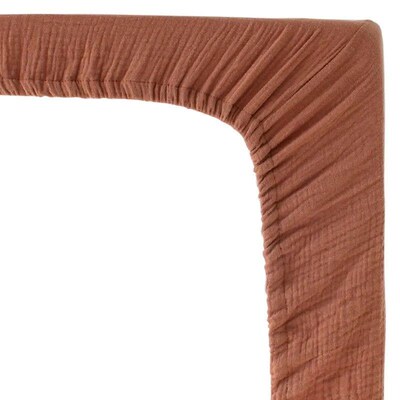 130*70*25cm Newborn Baby Fitted Crib Sheets Solid Bed Sheet