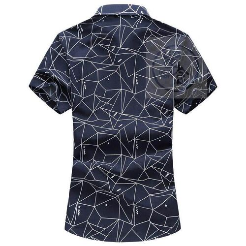 。Mens flower shirt summer plus plus size business casual m