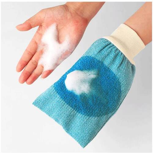 Exfoliating Gloves Massage Brush Sponge Wisp For Body Shower
