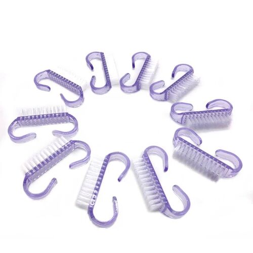 10 Pcs/Lot Acrylic Nail Brush 4 Color Nail Art Manicure Pedi