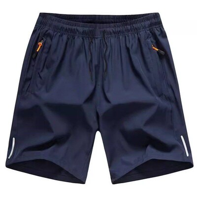 Summer Ice Silk QuickDrying Shorts for Men 5Point Loose Beac
