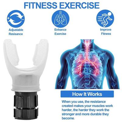 Breathing Trainer Lung Flexer Durable Fitness Exerciser Incr