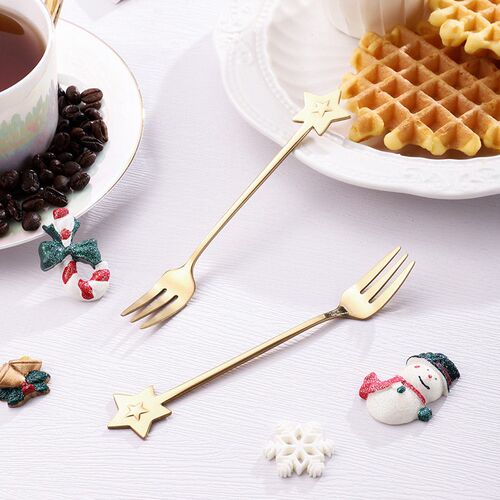 Star Fork High end Coffee Fork Gift Spoon Gift Box Matching