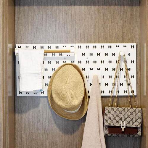 Storage Rack Punch-free Plastic Hole Board Kitchen Storage