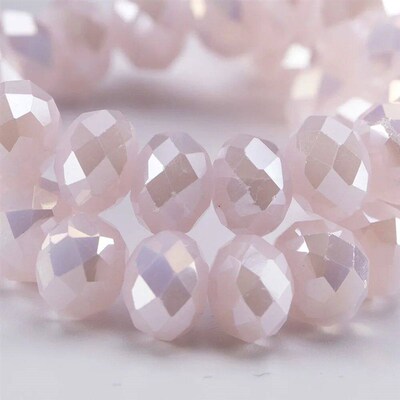 4 6 8 MM Austrian Round Rondelle Crystal  Beads For DIY Brac