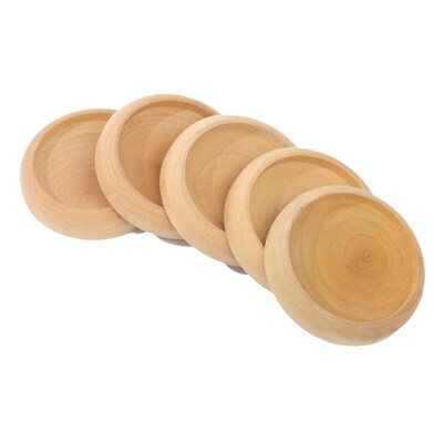 Pin Insertion Wood Base Ecofriendly Processing Lotus Wood Ba