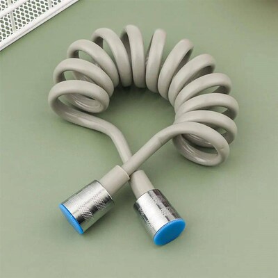 1.5/2/3m Spring Shower Hose Cold Hot Universal Retractable T