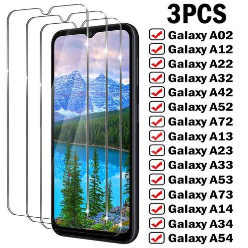 3Pcs Full Screen Protectors For  Galaxy A12 A22 A32 A52S  A1