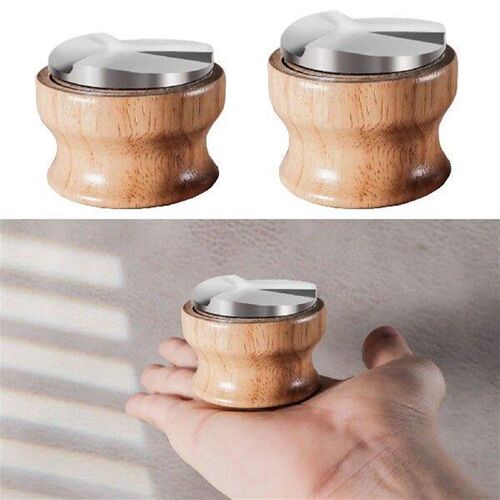 Espresso Coffee Tamper 51/58 MM Wood Coffee Distributor