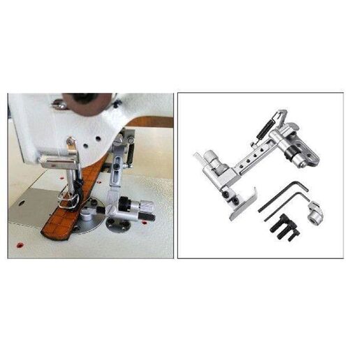 Suspended Edge Guide for Industrial Walking Foot Sewing