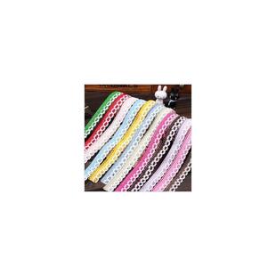 D6081 Professional Wholesale Two-Tone Lace Flower Fabric Tap