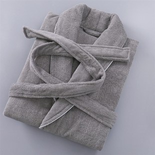 Women Bathrobe Terry Bath White for hotel robe, sauna and sw