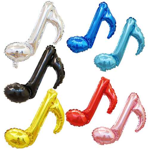 Party supplies 16 inch double note aluminum balloon festival