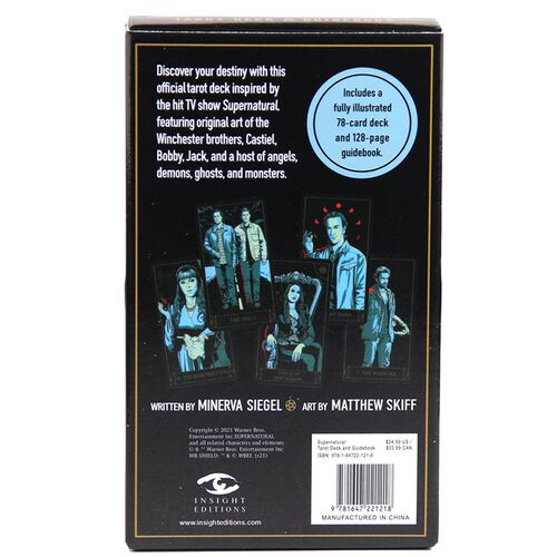 Supernatural Tarot Deck and Guidebook Card Game Gift With Pd