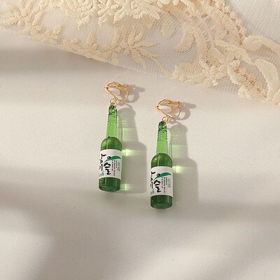 Ear Clips Without Pierced Ears Female Temperament Long Simpl
